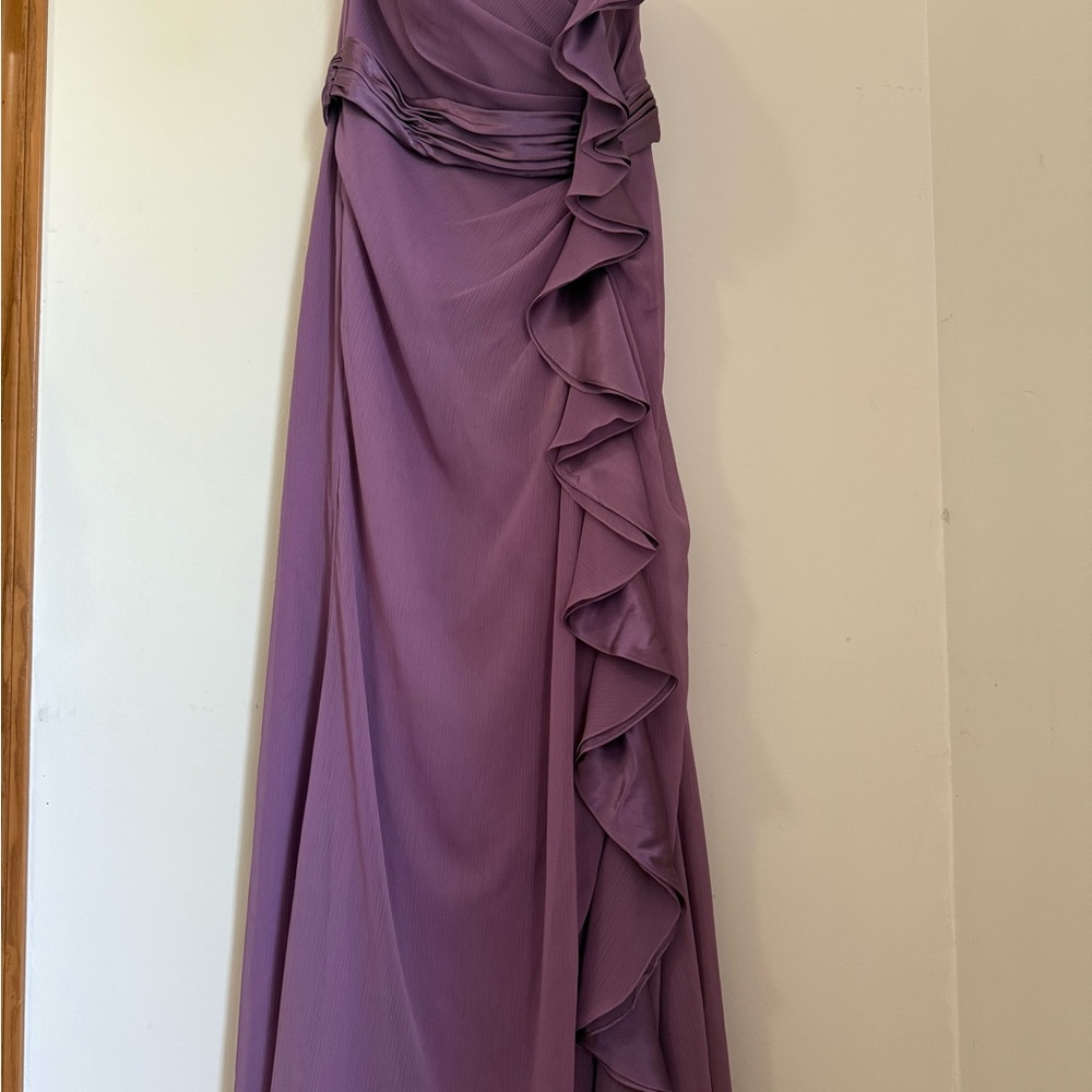 Elegant Purple Evening Gown
